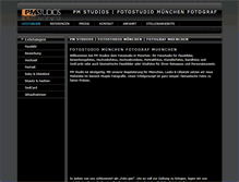 Tablet Screenshot of pmstudios.de